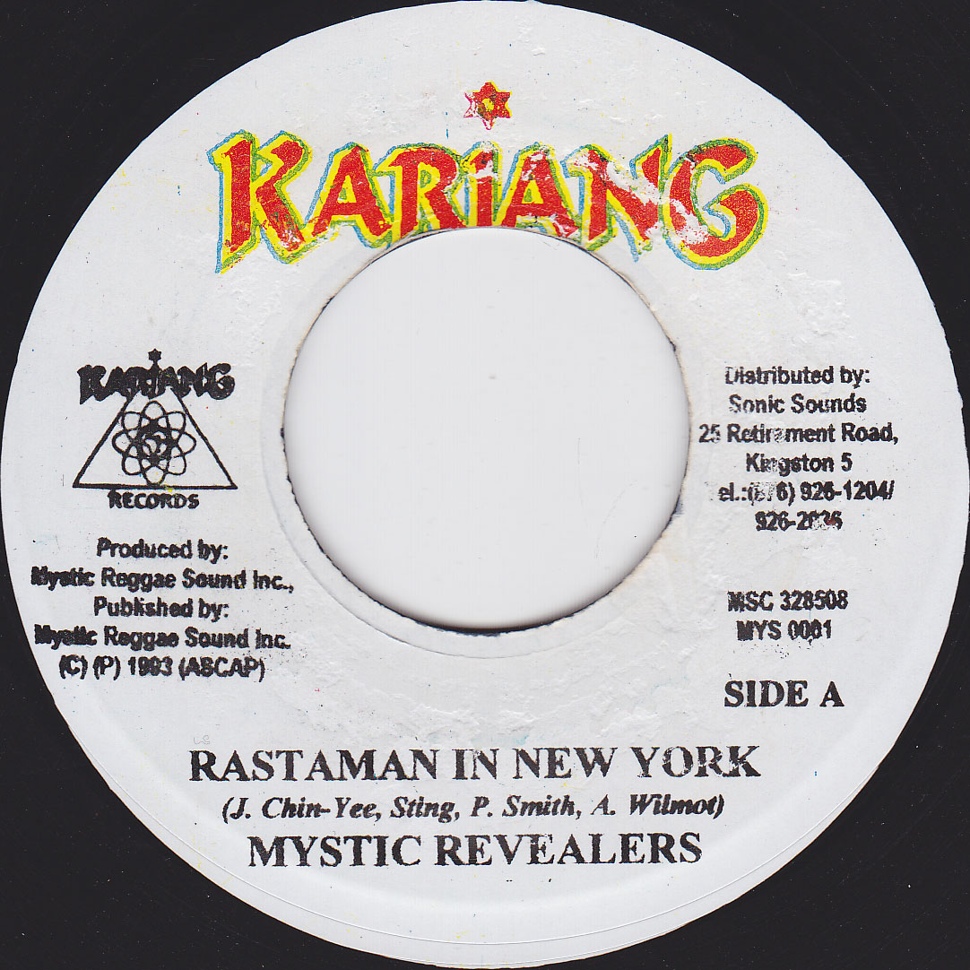 RASTAMAN IN NEW YORK / MYSTIC REVEALERS  レゲエレコードガイド -  スカ、ロックステディ、レゲエ、ルーツ、ラヴァーズ、ダンスホール