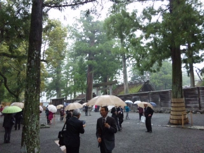 伊勢神宮外宮正宮前