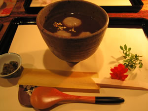 工房茶庵巧:そばだんごぜんざい