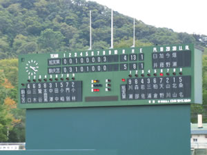 円山球場スコア