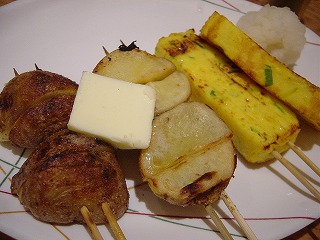 きたあかりバター と 卵焼き