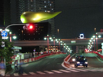 アサヒビールのオブジェ