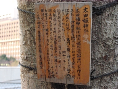 太田姫神社旧社地由来