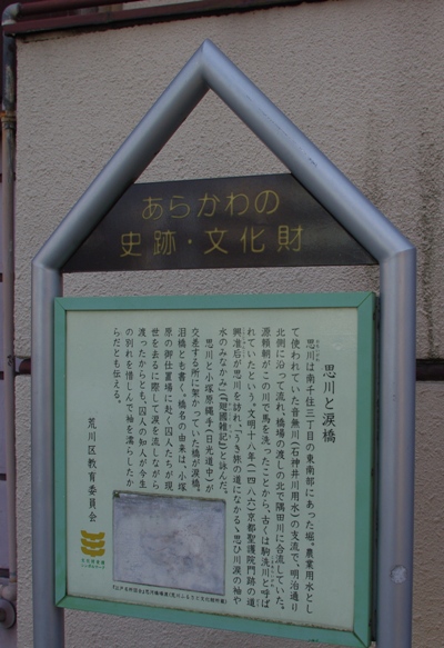 荒川区史跡案内