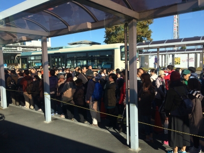 西武秩父駅混雑