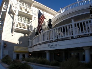 Shutters on the beach