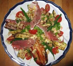 グリル野菜のサラダ