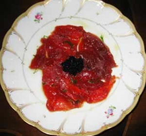 マグロのマリネ ディル風味