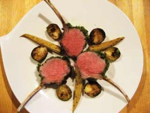 仔羊の香草パン粉焼き(カレ・ダニョー・ペルシエ)