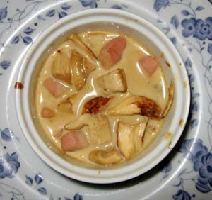 松茸のフリカッセ