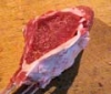 仔羊を掃除する