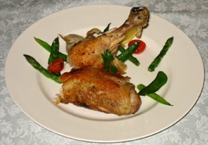 鶏腿肉のコンフィー