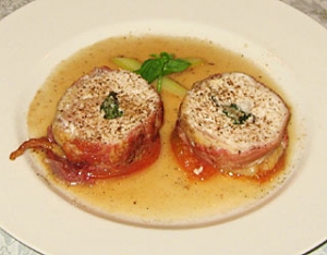 鶏胸肉モッツァレラ巻き