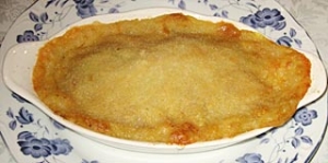 スネ肉の煮込みのグラタン仕立て(ブル・ミロトン)