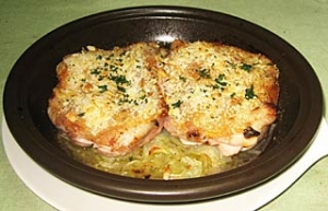 鶏腿肉のパン屋風