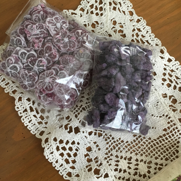 スミレのcandy 砂糖漬け フランス雑貨 アンティーク ハンドメイド Lulu