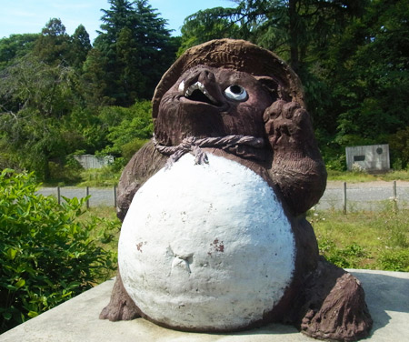 茂林寺のタヌキ