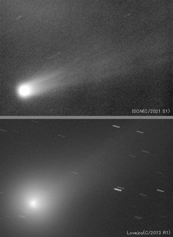 アイソンとラブジョイ彗星