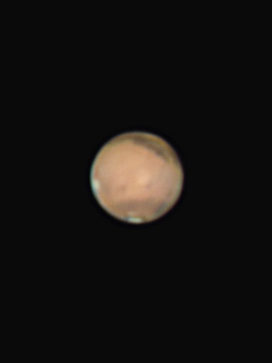 接近した火星