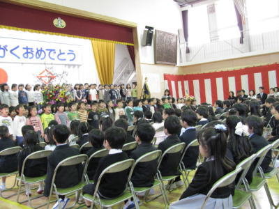 2年生の皆さんと新入生の皆さん