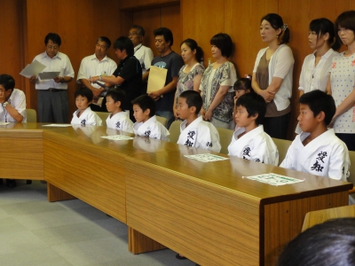 表敬訪問2012