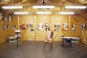 ナーサリーライムでの展示風景