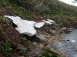 140618水場周辺の残雪