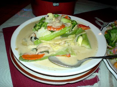 大好物のグリーンカレー