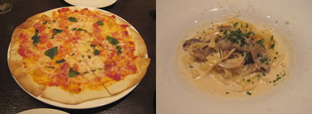 ピザ、パスタ