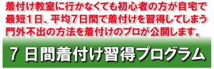 7日間着付け習得プログラム着付けDVD