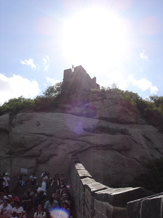 great wall sunrising