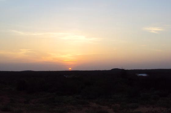 Sunset in Turmi