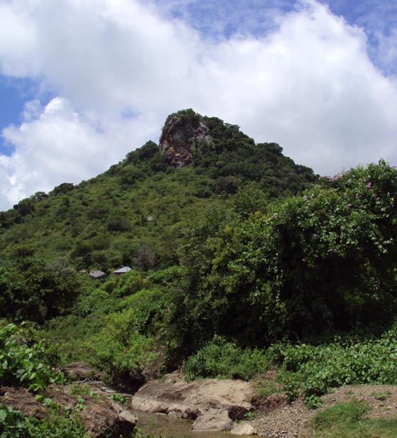 Mountain on tha Island
