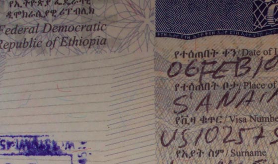 Visa | Ethiopia