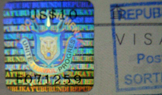 Visa | Burundi