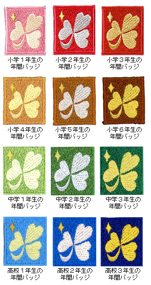 年間バッジ