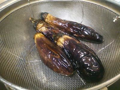 揚げたナス