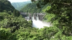 黒部川ダム連携排砂開始(BBT)