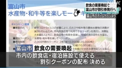富山市割引クーポン発行(NHK)