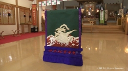 朝乃山へ地元富山の神社が化粧まわし製作(KNB)