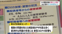 ＤＶ相談前年度より3割以上増(BBT)