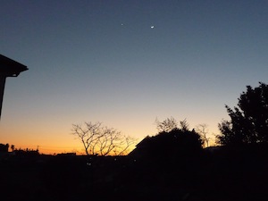 夕暮れ