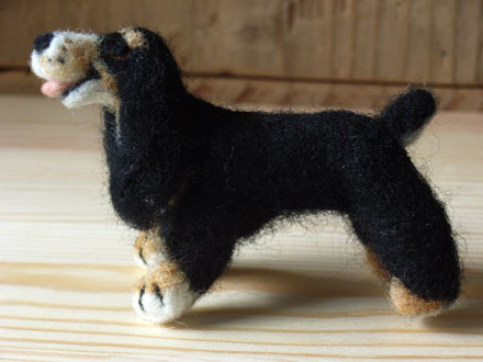 フェルト犬イングリッシュコッカー