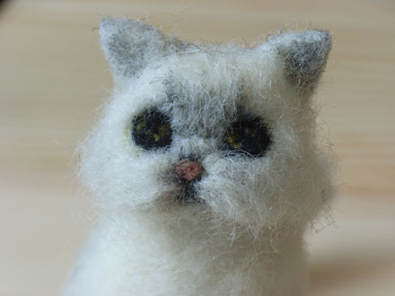 フェルトペルシャ猫メイちゃん