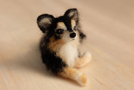 はねつきりんごフェルトオーダーわんこ
