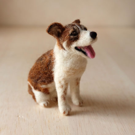 はねつきりんごフェルトオーダーわんこ