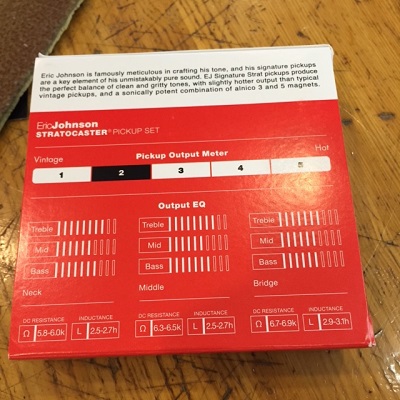 待望のエリック・ジョンソン シグネチャーピックアップが入荷！密かな