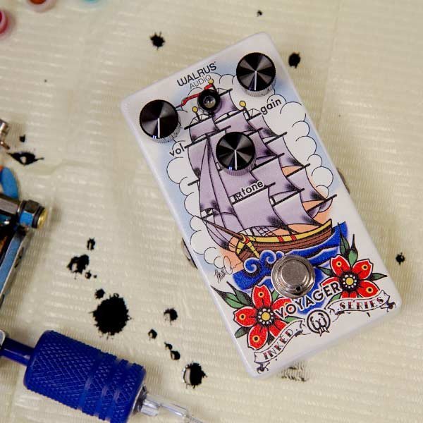 ギター WALRUS AUDIO VOYAGER INKED Amazon.com: Walrus Audio Voyager MKII Pre-Amp Overdrive