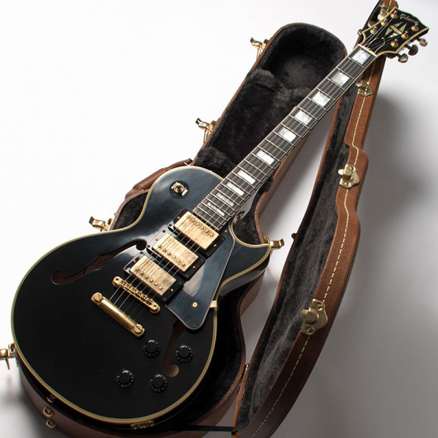 Gibson Memphis/ES-LPC Les Paul Custom Black Beauty 3P.U VOS (Ebony