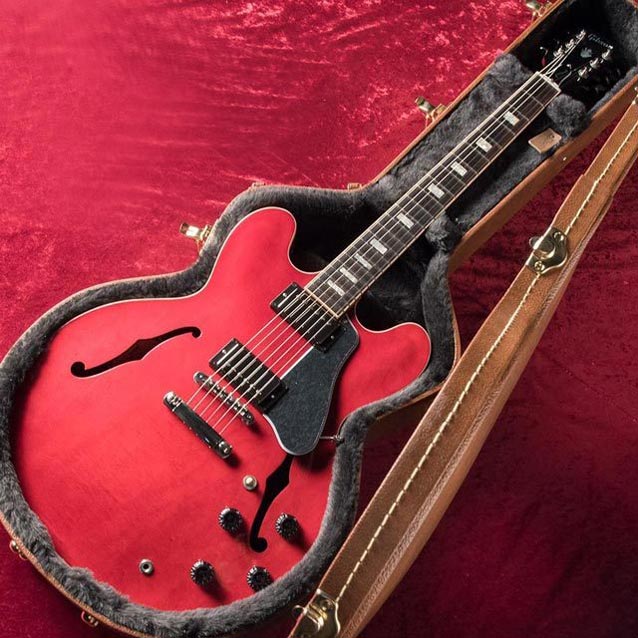 Gibson Memphis/ES-335 Cherry 2016 w/Tascam DR-44WL | MIYAJI GUTARS